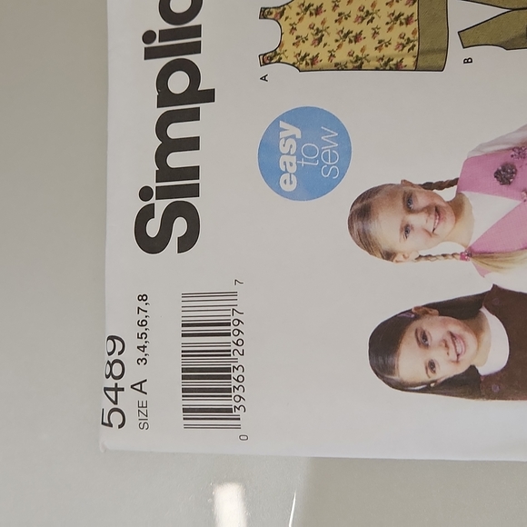 Simplicity Kids Pattern - Picture 3 of 3